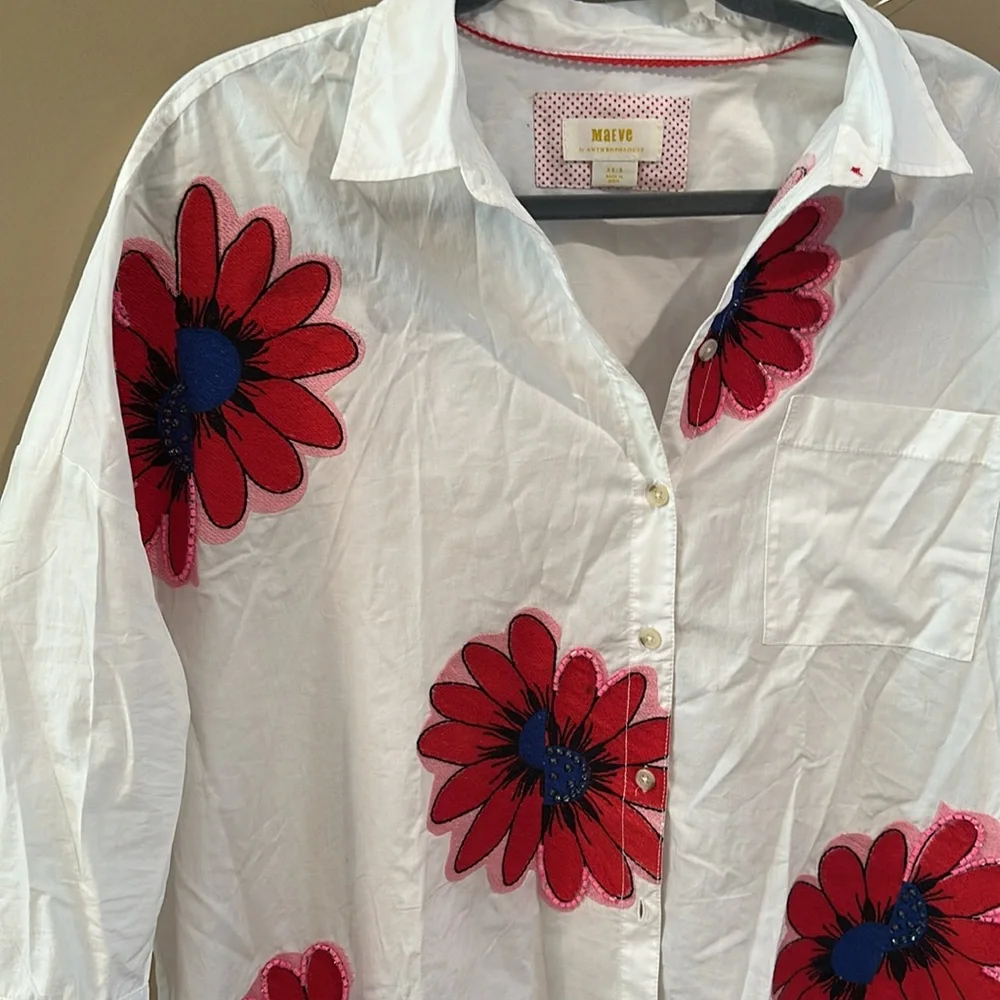 Maeve The Alameda Buttondown Shirt - Picture 3 of 7
